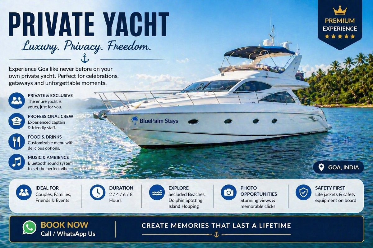 Private yacht charter