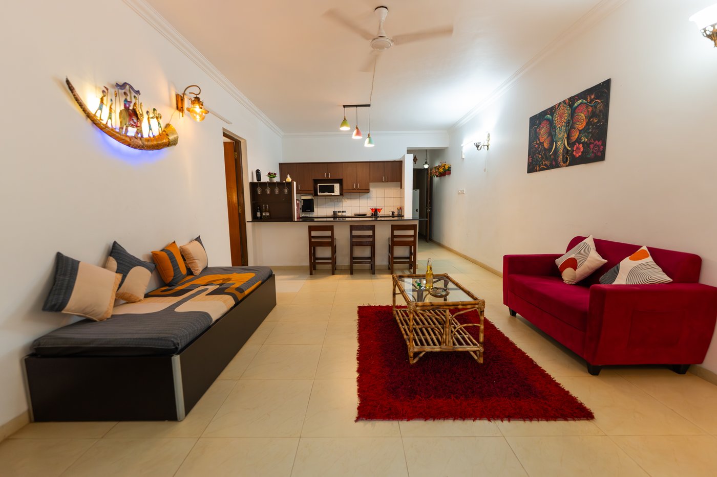 Living room with sofa